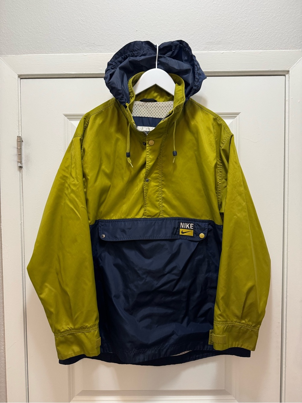 Vintage Nike 90s Windbreaker Pullover Half Zip Pouch Jacket